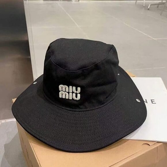 Miu Miu Accessories - Miu Miu Refined Denim Headwear